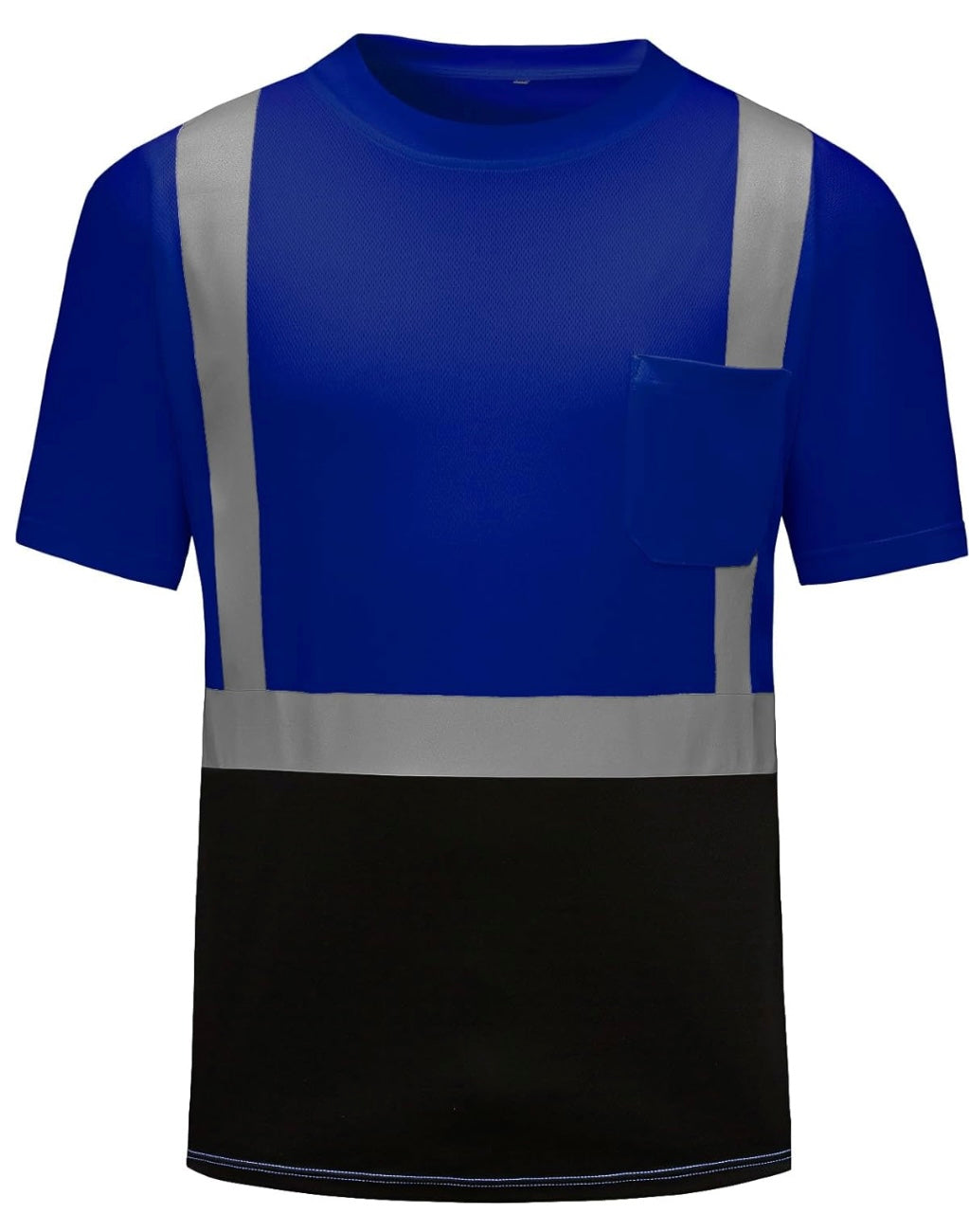 Hi Visibility, Short Sleeve Shirt with Black