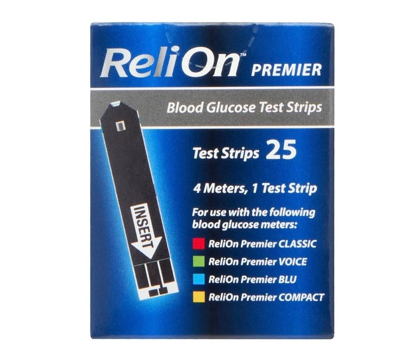 ReliOn Strips 25 Count