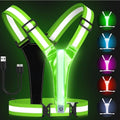 Led reflective strap