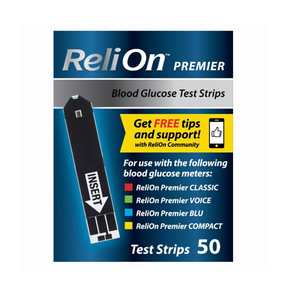 ReliOn Test Strips 50 count