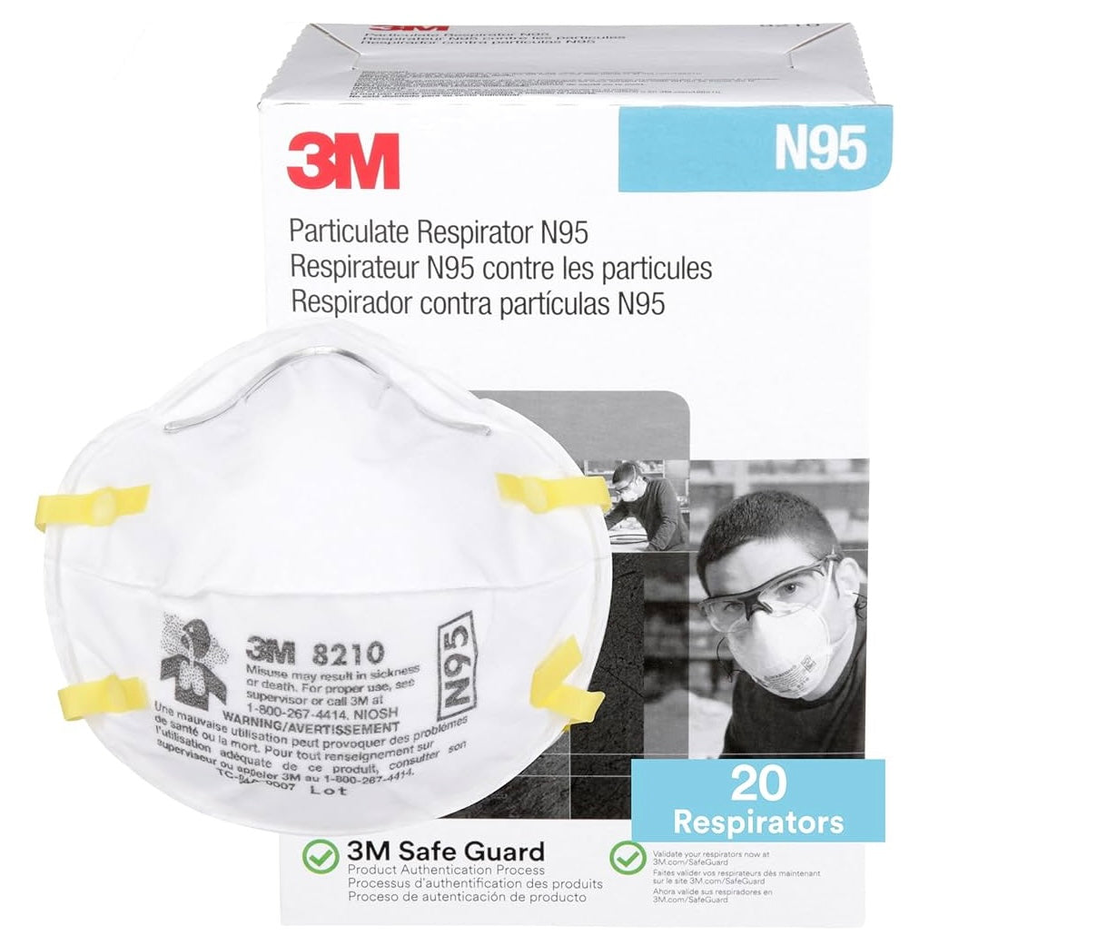 3M -N95 Face Mask - 20pcs (Box)