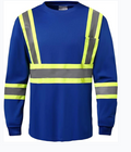 Hi Vis Long Sleeve Shirt with Tape