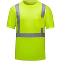 Hi Vis Short Sleeve Shirt-Lime